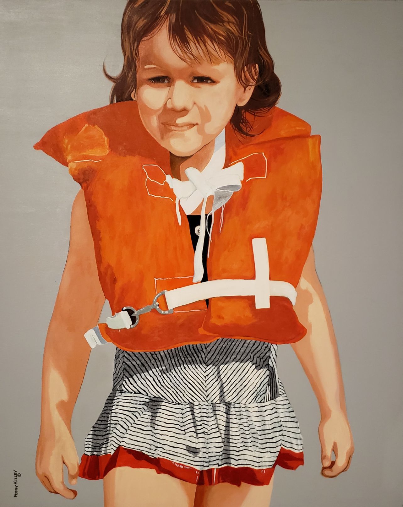 Portrait of Julia Wagner, pastels